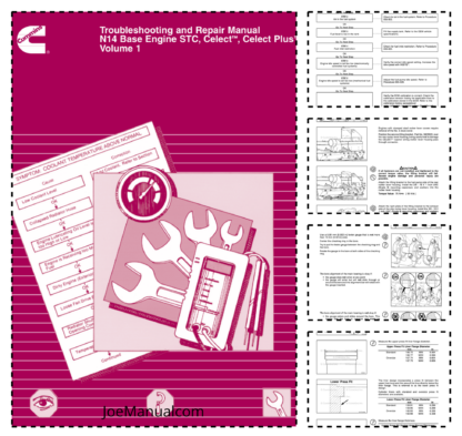 Cummins N14 Base Engine STC Celect Plus Repair Manual Vol 1