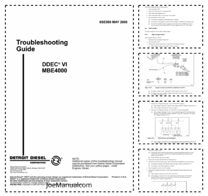 Detroit Diesel - DDEC VI Troubleshooting Guide - MBE4000 6SE568