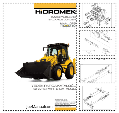 Hidromek 102B Maestro Backhoe Loader Spare Parts Catalog 2010