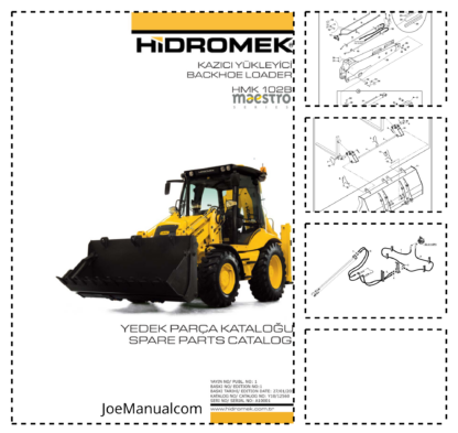 Hidromek HMK 102B Backhoe Loader Spare Parts Catalog
