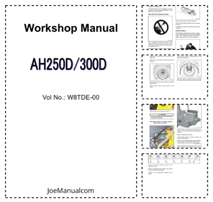 Hitachi AH250 300 Articulated Dump Workshop Manual