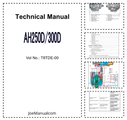 Hitachi AH250D 300D Articulated Dump Technical Manual