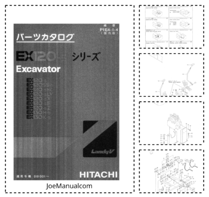 Hitachi EX120-5 130-5 Equipment Components Parts
