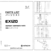 Hitachi EX120 Excavator Equipment Parts Catalog