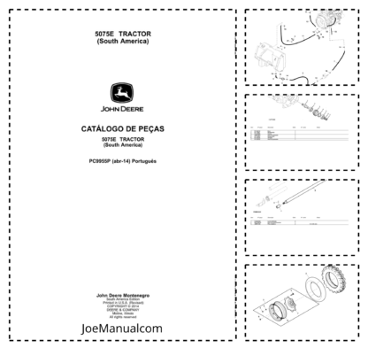 John Deere 5075E Tractors Parts Catalog