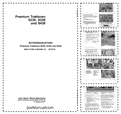 John Deere 6230 6330 6430 Premium Tractor Operators Manual