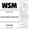 Kubota F2260 F2560 F3060 F3560 Mower Workshop Manual