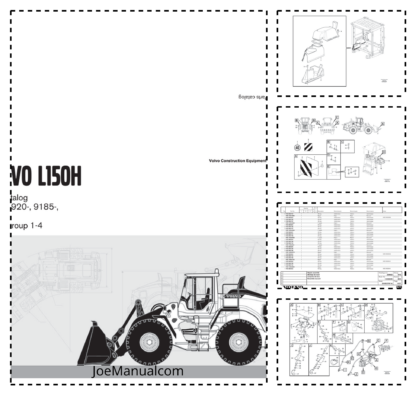 Volvo L150H Wheel Loader Parts Catalog