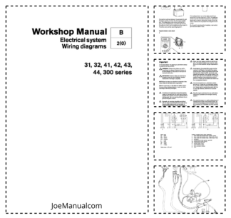 Volvo Penta 31, 32, 41, 42, 43, 300 Series Electrical System Workshop Manual