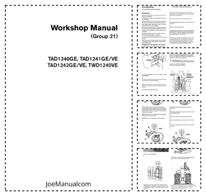 Volvo Penta TAD1240GE, TAD1241GEVE, TAD1242GEVE, TWD1240VE Group 21 Workshop Manual