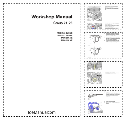 Volvo Penta TAD134135X GEVE, TAD136137X VE Group 21-26 Workshop Manual