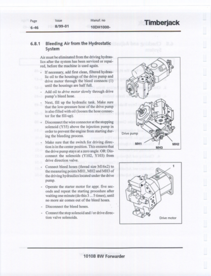 Timberjack 1010B 8W Forwarder Operator Manual - Image 5