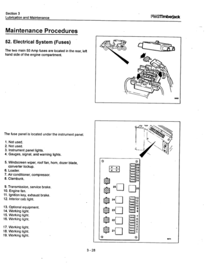 Timberjack 933C Clambunk Operator Manual - Image 11