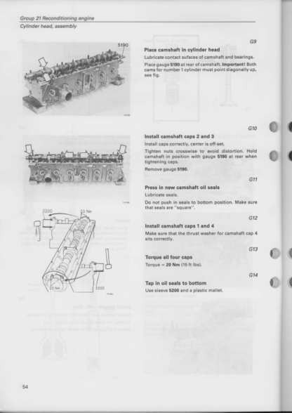 Volvo D 20 D24 Service Manual 1983 - Image 8
