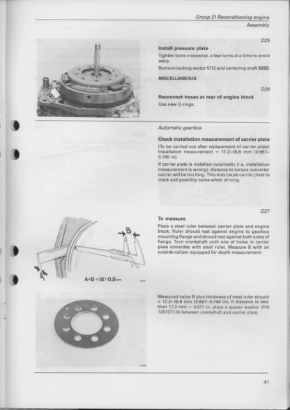 Volvo D 20 D24 Service Manual 1983 - Image 7