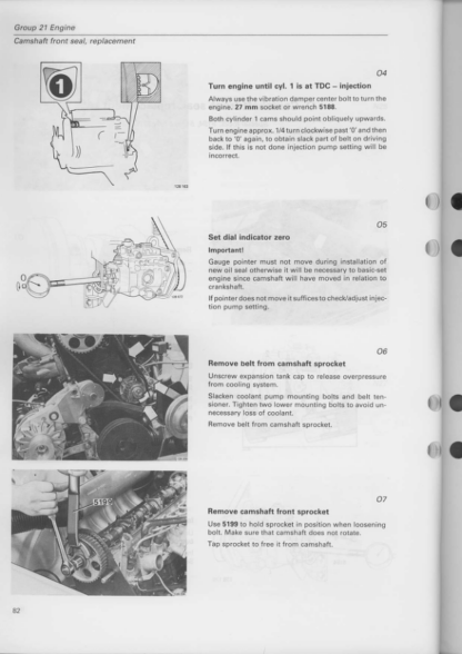 Volvo Engine 240 D20 D24 Service and maintenance Manual - Image 12