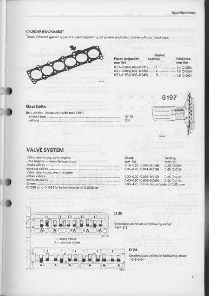 Volvo Engine 240 D20 D24 Service and maintenance Manual - Image 11