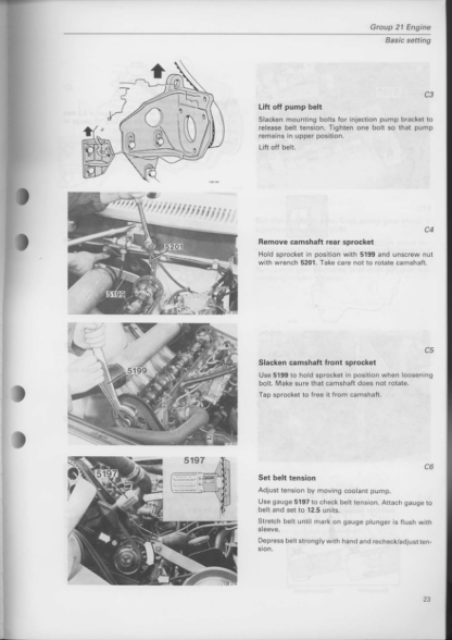 Volvo Engine 240 D20 D24 Service and maintenance Manual - Image 8