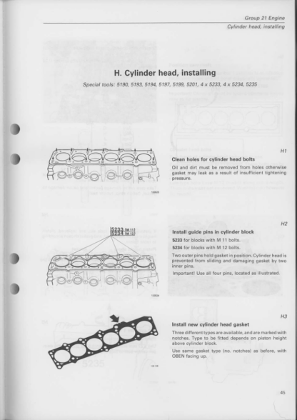 Volvo Engine 240 D20 D24 Service and maintenance Manual - Image 9