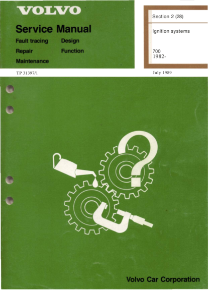 Volvo Engine 819E Service Manual - Image 2