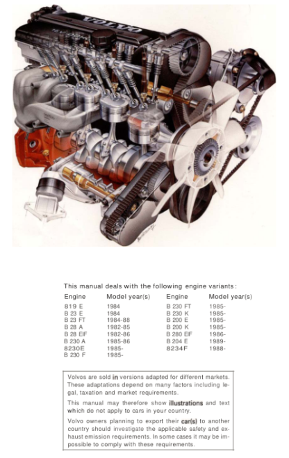 Volvo Engine 819E Service Manual - Image 3