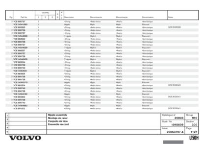 Volvo L150H Wheel Loader Parts Catalog - Image 6