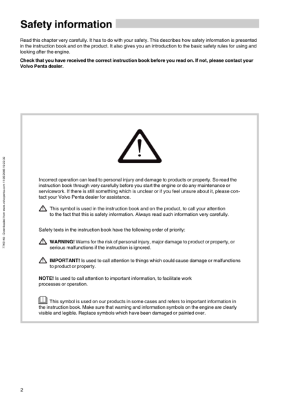 Volvo Penta 16 Liter(EMS2) Generrating Set And Industrial Engines Operators Manual_2 - Image 10
