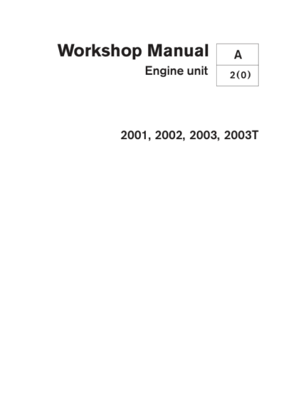 Volvo Penta 2001, 2002, 2003, 2003T Workshop Manual - Image 2