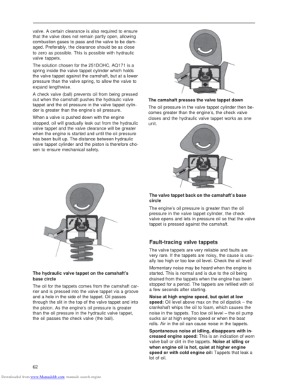 Volvo Penta 230 250 251 DOHC AQ131 AQ151 AQ171 Engine Workshop Manual - Image 11