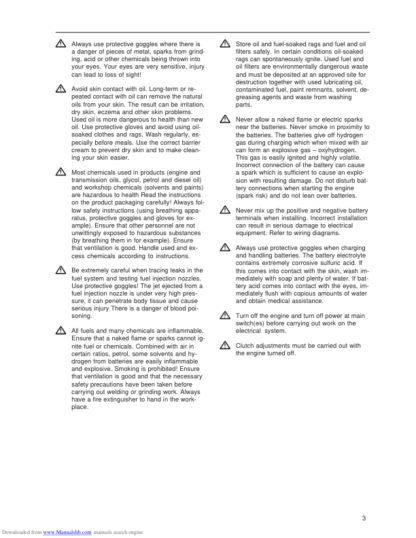 Volvo Penta 230 250 251 DOHC AQ131 AQ151 AQ171 Engine Workshop Manual - Image 5