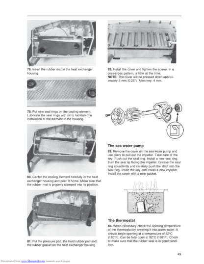 Volvo Penta 230 250 251 DOHC AQ131 AQ151 AQ171 Engine Workshop Manual - Image 9