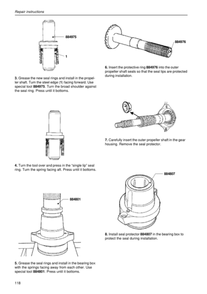 Volvo Penta 280-DP - 290-DP, SP-AB, DP-ABC Drives Workshop Manual - Image 7