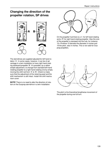 Volvo Penta 280-DP - 290-DP, SP-AB, DP-ABC Drives Workshop Manual - Image 9