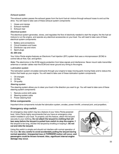 Volvo Penta 3.0 GS 4.3GL 5.0GL 5.7GS DPX Operators Manual - Image 9