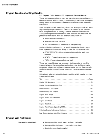 Volvo Penta 3.0GD 3.0GL Engine Workshop Manual - Image 13