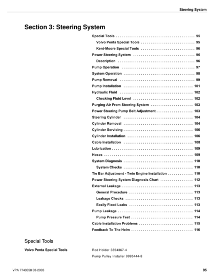 Volvo Penta 3.0GD 3.0GL Engine Workshop Manual - Image 8