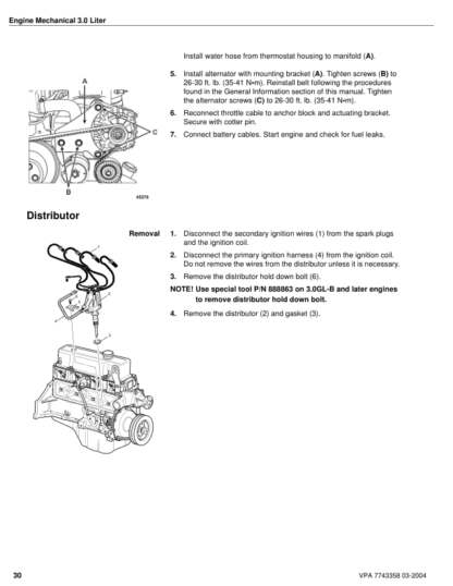 Volvo Penta 3.0GD 3.0GL Engine Workshop Manual - Image 14