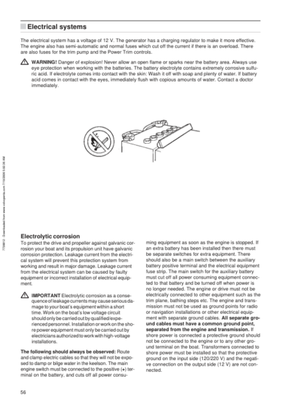 Volvo Penta 3.0GS SX- 5.7GSi DP-S Marine Engine Owners Manual - Image 10
