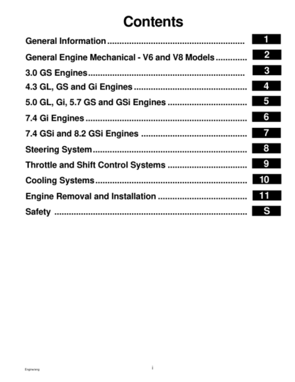 Volvo Penta 30GSMEFS- DPX415XEFS Engine Components Workshop Manual - Image 3
