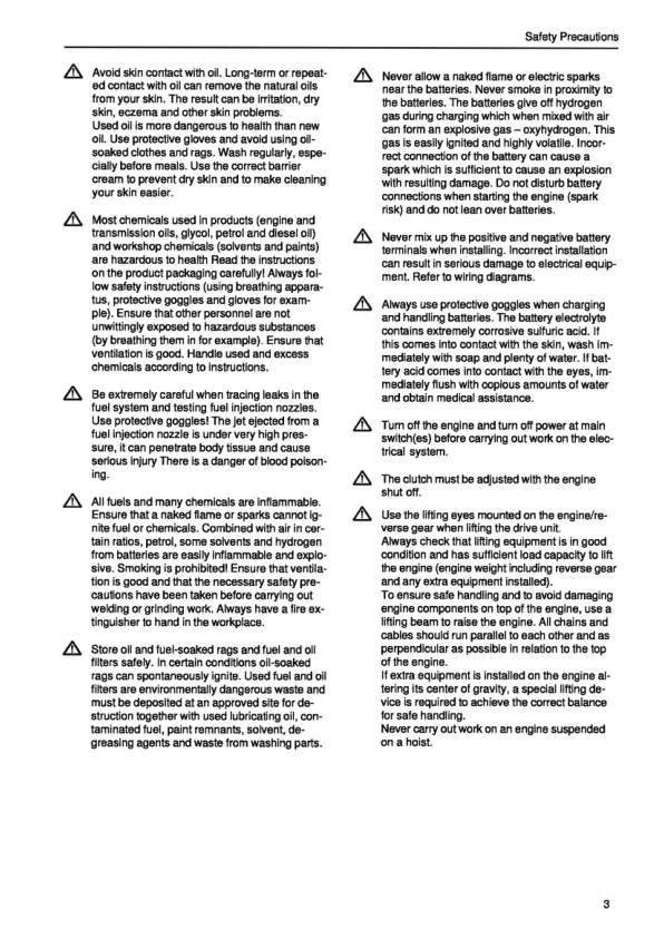 Volvo Penta 31, 32, 41, 42, 43, 300 Series Electrical System Workshop Manual - Image 5