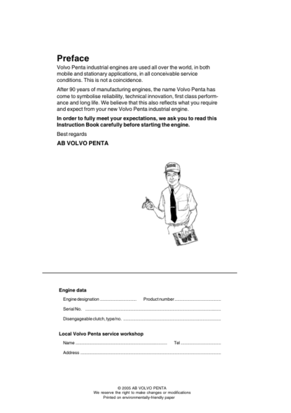 Volvo Penta 4-16 Liter(non-EDC) Operators Manual - Image 3