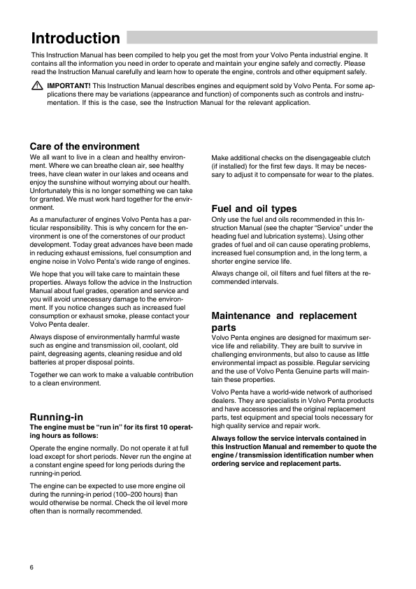 Volvo Penta 4-16 Liter(non-EDC) Operators Manual - Image 8