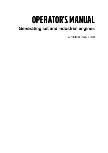Volvo Penta 4-16 Liter(non-EDC) Operators Manual - Image 2