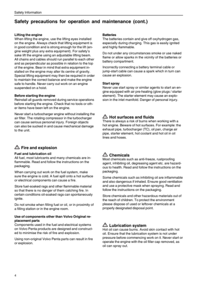 Volvo Penta 4-16 Liter(non-EDC) Operators Manual - Image 6