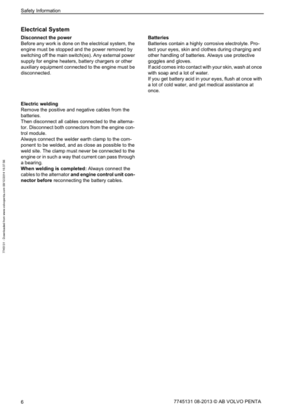 Volvo Penta 4-7 Liters (EDC 4) Operators Manual - Image 6