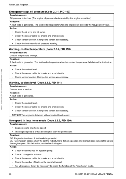 Volvo Penta 4-7 Liters (EDC 4) Operators Manual - Image 8