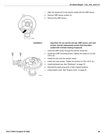 Volvo Penta 4.3GXi- 8.1GXil EFI Repair Workshop Manual - Image 12