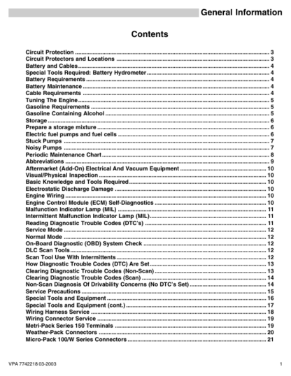 Volvo Penta 4.3GXi-A B C D- DPX420-B EFI Diagnostic Workshop Manual 2 - Image 4