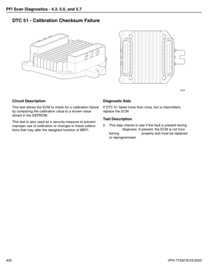 Volvo Penta 4.3GXi-A B C D- DPX420-B EFI Diagnostic Workshop Manual 2 - Image 12