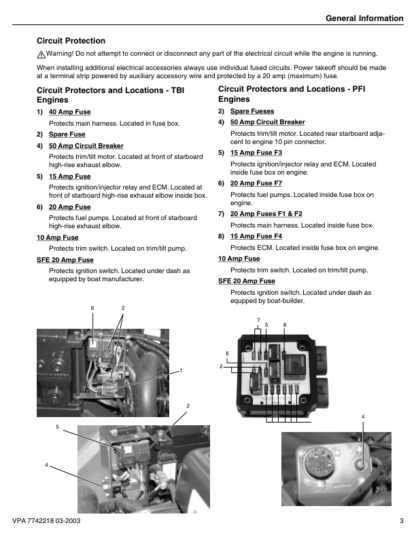 Volvo Penta 4.3GXi-A B C D- DPX420-B EFI Diagnostic Workshop Manual 2 - Image 6